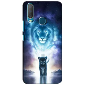 Чехол со Львом для ViVO Y15 (VPrint) (Маленький лев)
