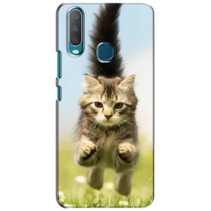 Чехлы с Котиками для ViVO Y15 (VPrint) (Прыжок кота)