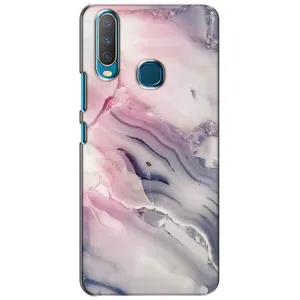Мраморный чехол на ViVO Y15 (VPrint) (Пурпурный Мрамор)
