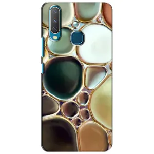 Мраморный чехол на ViVO Y15 (VPrint) (Радужный Мрамор)