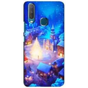 Рождественские Чехлы для ViVO Y15 (VPrint) (Рождественский город)