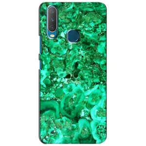 Мраморный чехол на ViVO Y15 (VPrint) (Салатный Мрамор)