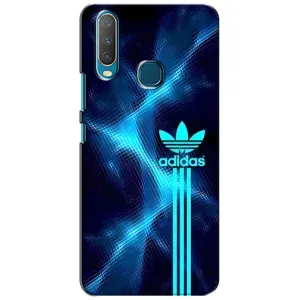 Чехлы Адидас для ViVO Y15 (AlphaPrint) (Синий Адидас)