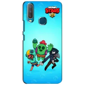 Чехлы Brawl Stars для ViVO Y15 (AlphaPrint) (Трио героев)