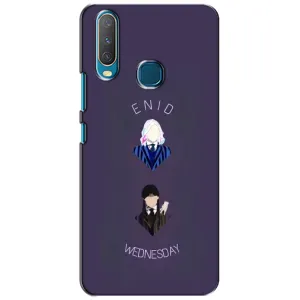 Чехлы Венсдей на ViVO Y15 Уэнсдей (AlphaPrint) (Уэнздей и подруга)