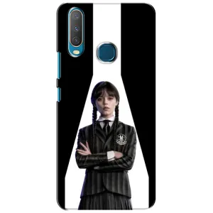 Чехлы Венсдей на ViVO Y15 Уэнсдей (AlphaPrint) (W-Wednesday)