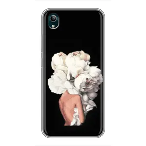 Чехлы (ART) Цветы на ViVO Y1s (VPrint) (Білі квіти)