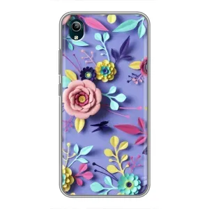 Чохли з квітами для ViVO Y1s (VPrint) (Дизайн квітів)