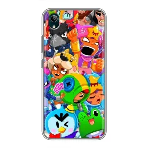 Чехол для ViVO Y1s Бравл Старс (VPrint) (Герої Бравл Старс)
