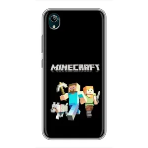 Чохол Майнкрафт на ViVO Y1s (AlphaPrint) Minecraft (герої Minecraft)