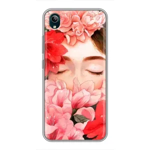 Чехлы (ART) Цветы на ViVO Y1s (VPrint) (Очі в квітах)