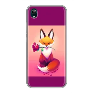 Чохли з картинкою Лисичка для ViVO Y1s (VPrint) (Лиса з трояндою)