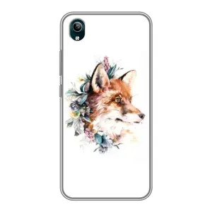 Чохли з картинкою Лисичка для ViVO Y1s (VPrint) (Лиса в квітах)