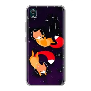 Чохли з картинкою Лисичка для ViVO Y1s (VPrint) (Лисички космонавти)
