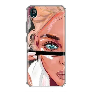 Чохол з друком для ViVO Y1s - (Мода) (AlphaPrint) (Макіяж)