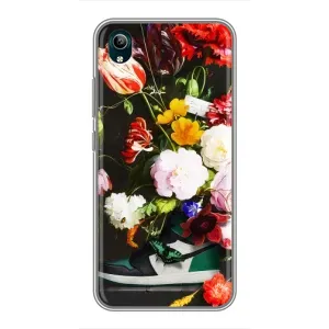 Бренднові Чохли для ViVO Y1s - (PREMIUMPrint) (Nike цветы)
