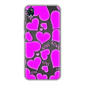 Чехлы для любимой на ВіВО У1с (VPrint) (Pink hearts)