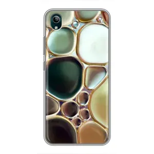 Мраморний чехол на ViVO Y1s (VPrint) (Радужний Мрамор)