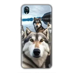 Чохол з Хаскі ViVO Y1s - (AlphaPrint) (Селфі Хаскі)