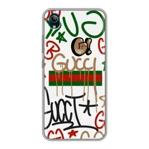 Бренднові Чохли для ViVO Y1s - (PREMIUMPrint) (Стиль GUUCI)