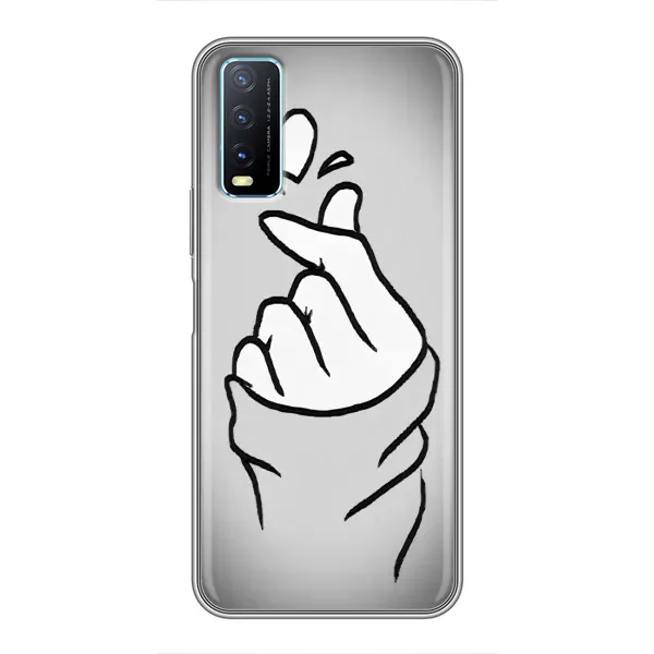 Чохол з принтом «Значок Love» для Vivo Y20