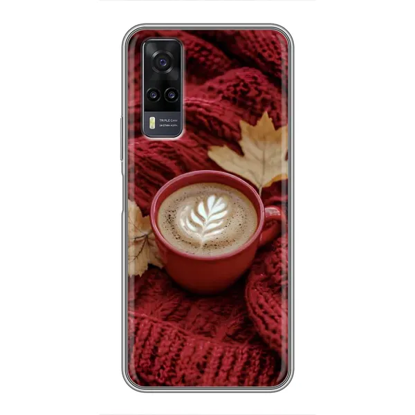Чехол с принтом «Кофе на пледе» для Vivo Y31 Чехол с принтом «Кофе на пледе» для Vivo Y31