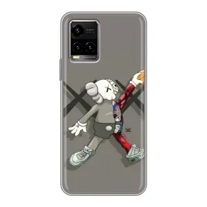 Чохли для Vivo Y33s - Bearbrick Louis Vuitton (PREMIUMPrint) (Беарбрік Джордан)
