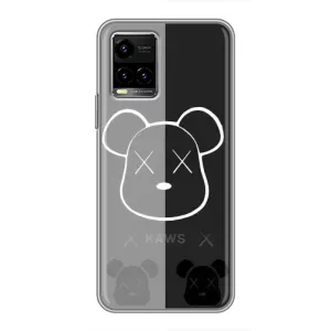 Чохли для Vivo Y33s - Bearbrick Louis Vuitton (PREMIUMPrint) (БеарБрік очі)