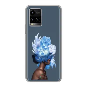 Чехлы (ART) Цветы на Vivo Y33s (VPrint) (Квіти на голові)