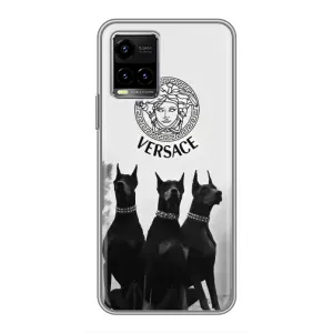 Чохли VERSACE для ВІВО ΥЗЗσ (PREMIUMPrint) (Доберман Версаче)