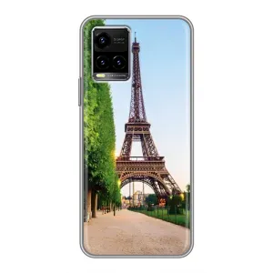 Чохол Ейфелева Вежа Vivo Y33s - (AlphaPrint) (Дорога до Парижу)