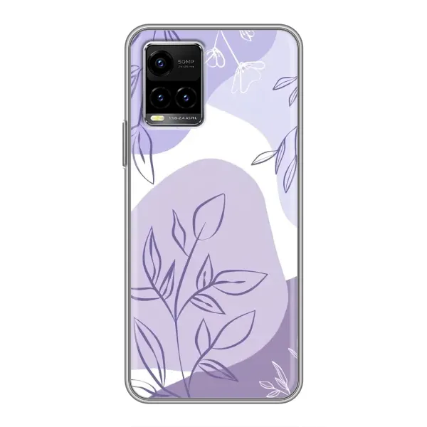 Чехол с принтом «Фиолетовые листья абстракция» для Vivo Y33s Чехол с принтом «Фиолетовые листья абстракция» для Vivo Y33s
