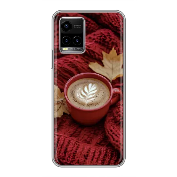 Чехол с принтом «Кофе на пледе» для Vivo Y33s Чехол с принтом «Кофе на пледе» для Vivo Y33s