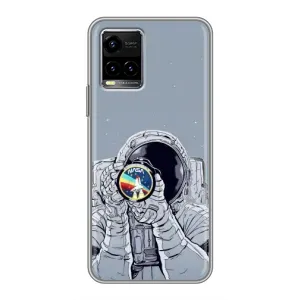 Чохол NASA для Vivo Y33s (AlphaPrint) (Космонавт фото)