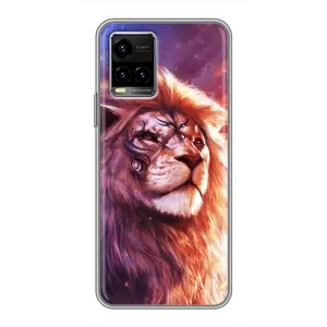 Чохол з картинкою ЛЕВ для Vivo Y33s (VPrint) (Красочний Лев)
