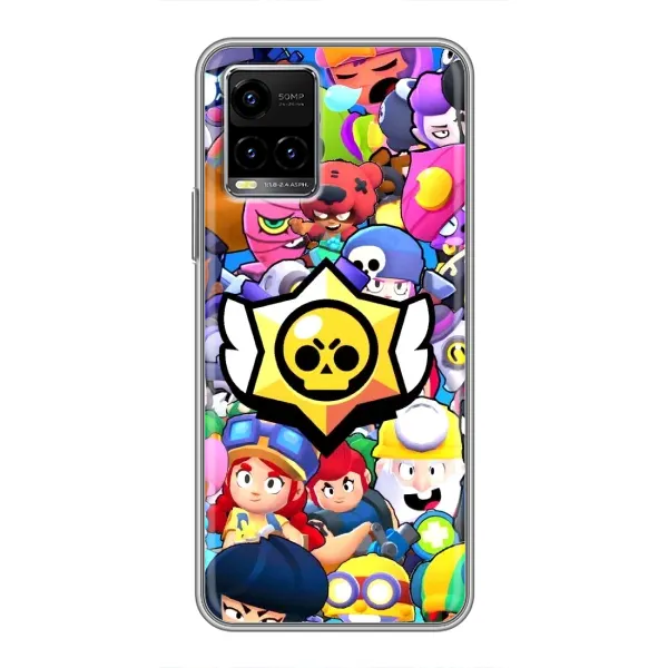 Чехол с принтом «Лого Brawl Stars» для Vivo Y33s