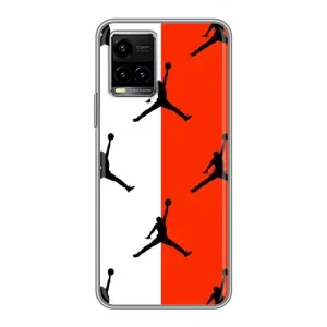 Чохли для Vivo Y33s - з картинкою JORDAN (AlphaPrint) (Лого Джордан)