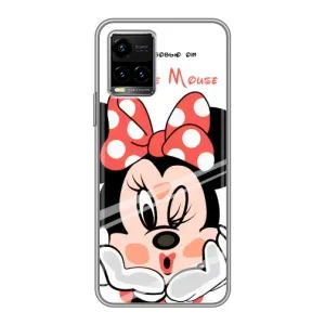 Эксклюзивный чехол для Vivo Y33s (AlphaPrint - Мультяшные) (Маус Минни)