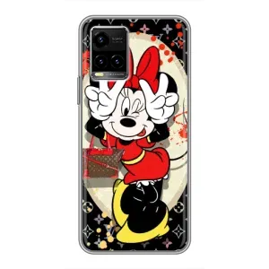 Чехол Disney Mouse Vivo Y33s (PREMIUMPrint) (Минни peace)