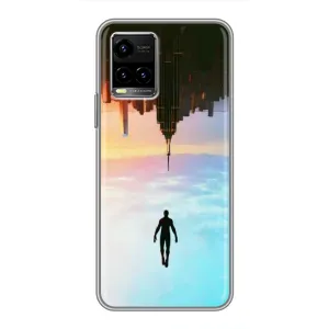 Чохол з людиною павуком для Vivo Y33s - (AlphaPrint) (Людина павук)