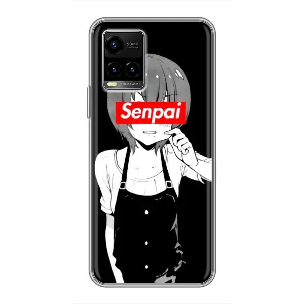 Чехол с принтом «Senpai» для Vivo Y33s Чехол с принтом «Senpai» для Vivo Y33s