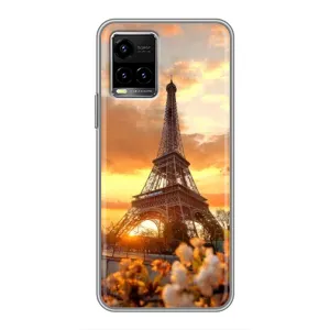 Чохол Ейфелева Вежа Vivo Y33s - (AlphaPrint) (Сонячня вежа)