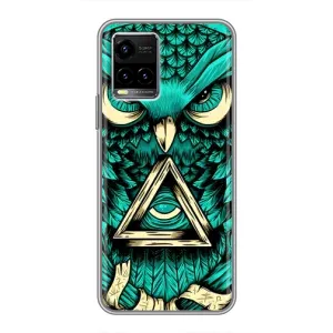 Чохол з пташками на Vivo Y33s (VPrint) (Сова з оком)