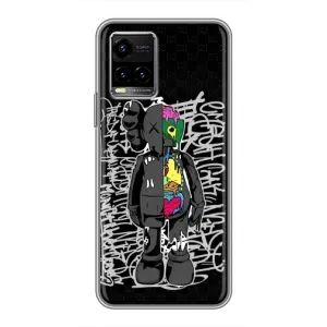 Чохли для Vivo Y33s - Bearbrick Louis Vuitton (PREMIUMPrint) (Стиль Bearbrick)
