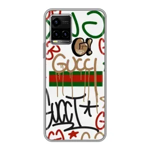 Бренднові Чохли для Vivo Y33s - (PREMIUMPrint) (Стиль GUUCI)
