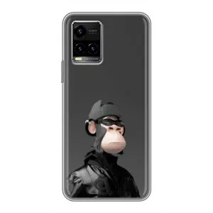 Чохли з Мавпами NFT для Vivo Y33s (AlphaPrint) (стильна мавпа NFT)