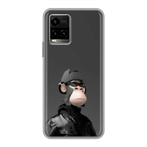 Чехол с принтом «стильная обезьяна NFT» для Vivo Y33s