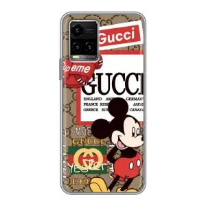 Чехол Disney Mouse Vivo Y33s (PREMIUMPrint) (Стильный Микки)