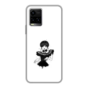 Чехлы Венсдей на Vivo Y33s Уэнсдей (AlphaPrint) (танец Уэнздей)