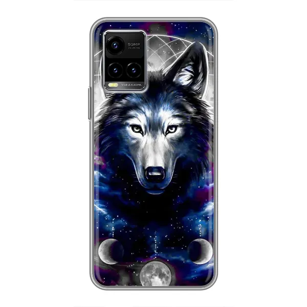 Чехол с принтом «Волк» для Vivo Y33s